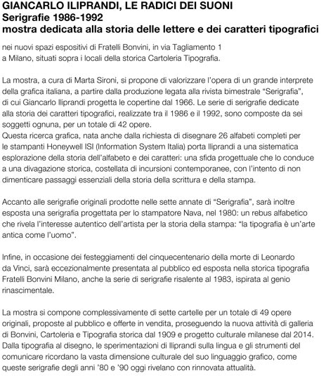 testo Iliprandi Bonvini
